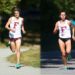 Brian Cook (L) and Angelina Grebe were among the top finishers at the Atlantic 10 Championships. (Courtesy of Fordham Athletics).